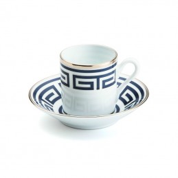 Richard Ginori Catene Zaffiro Tazza Caffe con Piattino