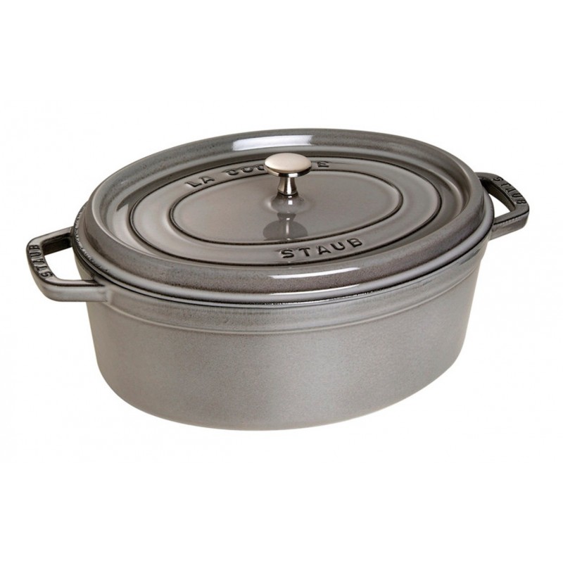 Staub Cocotte Ovale 29 cm Grigio Grafite