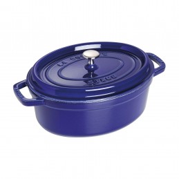 Staub Cocotte Ovale 29 cm Blu Scuro