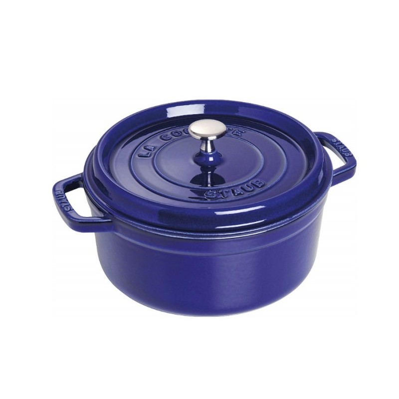 Staub Cocotte Tonda 28 cm Blu Scuro