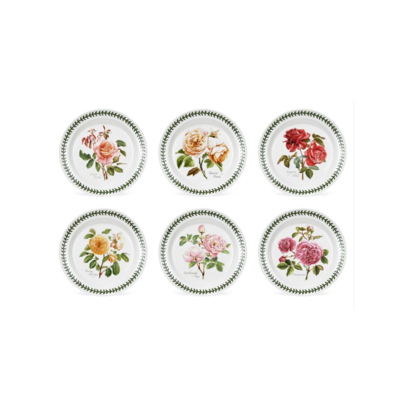 Portmeirion Botanic Garden Roses Servizio Piatti 18 Pz