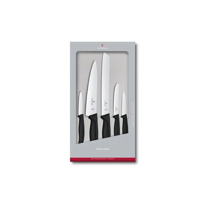 Victorinox Set da Coltelli Cucina Swiss Classic, 5 pezzi