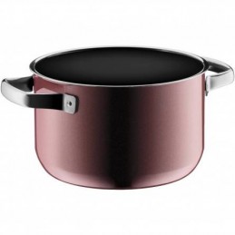 Wmf Fusiontec Mineral Pentola 20 cm Rosa Quarzo con Coperchio in Vetro