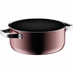 Wmf Fusiontec Mineral Tegame 24 cm Rosa Quarzo con Coperchio in Vetro