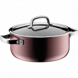 Wmf Fusiontec Mineral Casserole Pot 24 cm Rose Quartz with Glass Lid