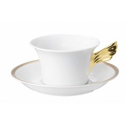 Versace Medaillon Meandre D'Or Tazza Thè con Piattino