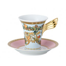 Versace Rosenthal Le Jardin de Versace Tazza Espresso con Piattino