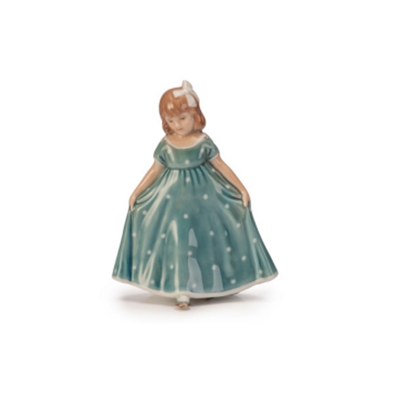 Royal Copenhagen Figurine Dancing Girl Mini Turquoise 5021100