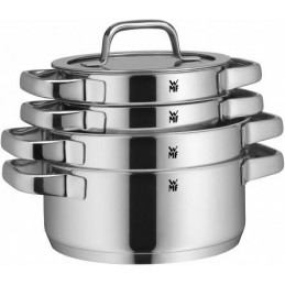 Wmf Compact Cuisine Batteria Pentole 4 Pz Impilabile