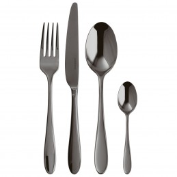 Sambonet Velvet Pvd 2Black Cutlery Set 24 pcs 52712K81