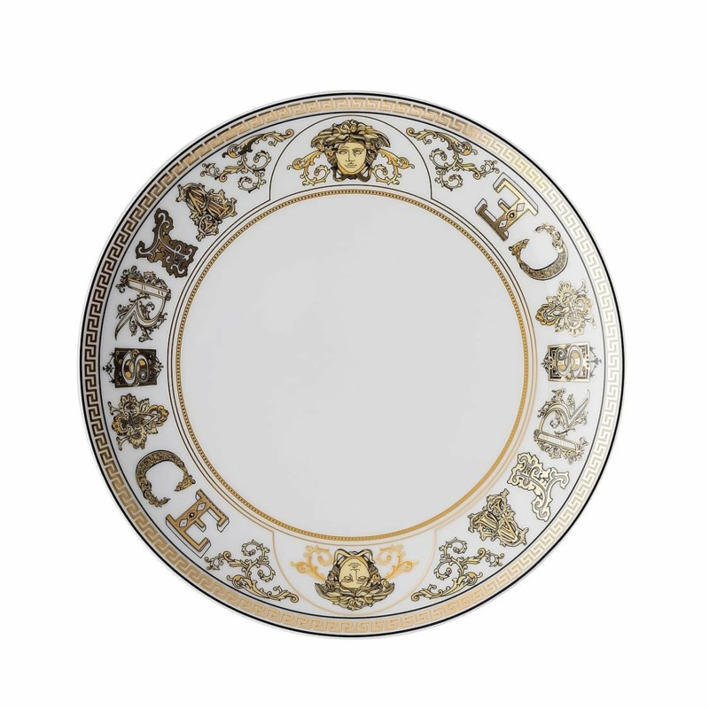 Versace Rosenthal Virtus Gala White Salad Plate 21 cm