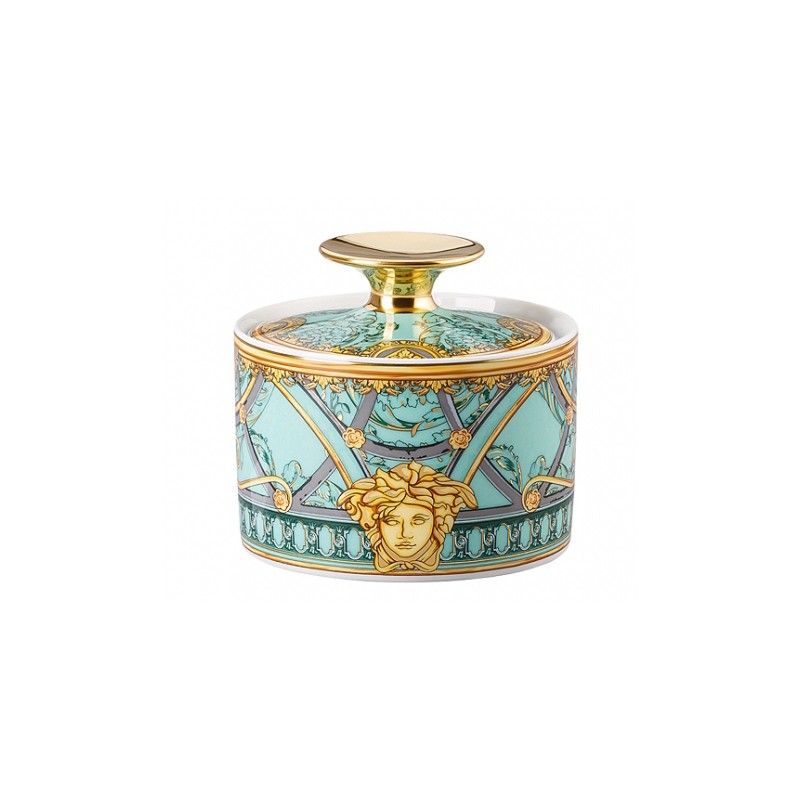 Versace Rosenthal La Scala del Palazzo Sugar Bowl Green