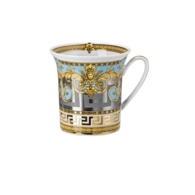 Versace Rosenthal Prestige Gala Le Bleu Mug with Handle