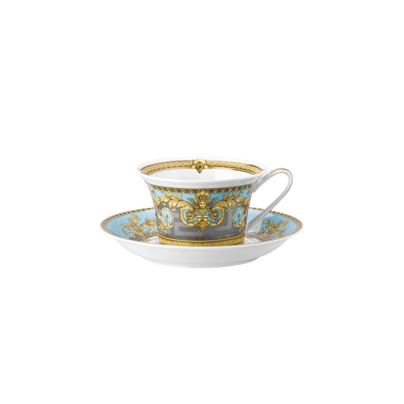 Versace Rosenthal Prestige Gala Le Bleu Tazza Te con Piattino