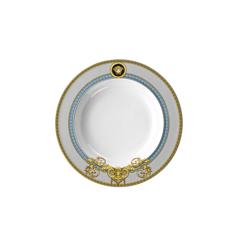 Versace Rosenthal Prestige Gala Le Bleu Piatto Fondo 22 cm