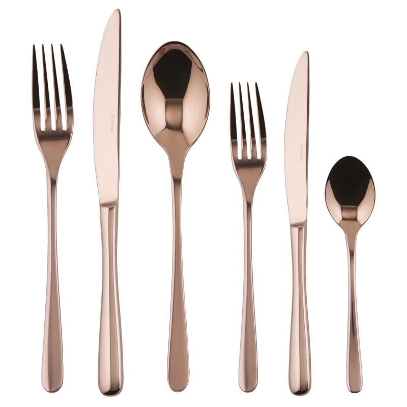 Sambonet Taste Pvd Copper Flatware Set 36 pcs Ref. 52553C83