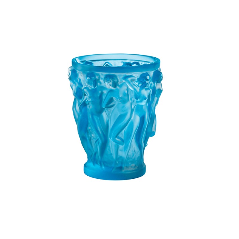 Lalique Vaso Bacchantes Piccolo Blue Ref. 10760300