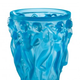 Lalique Vaso Bacchantes Piccolo Blue Ref. 10760300