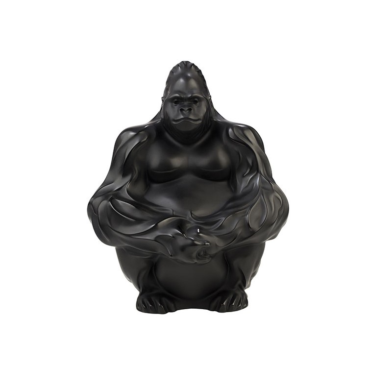 Lalique Scultura Gorilla in Cristallo Ref. 10600200