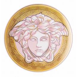 Versace Rosenthal Medusa Amplified Pink Coin Piatto 17 cm