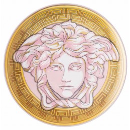 Versace Rosenthal Medusa Amplified Pink Coin Piatto Segnaposto 33 cm