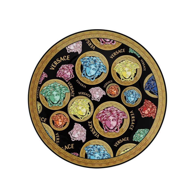 Versace Rosenthal Medusa Amplified Multicolour Service Plate 33 cm