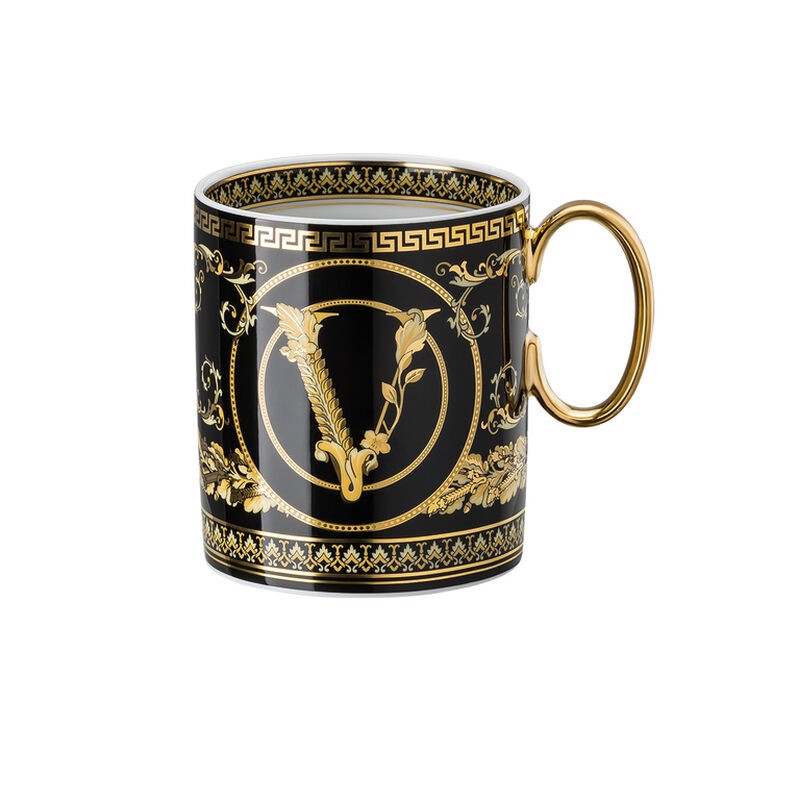 Versace Rosenthal Virtus Gala Black Bicchiere con Manico