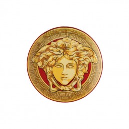 Versace Rosenthal Medusa Amplified Golden Coin Plate 17 cm