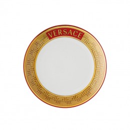 Versace Rosenthal Medusa Amplified Golden Coin Piatto Dessert  / Colazione 21 cm