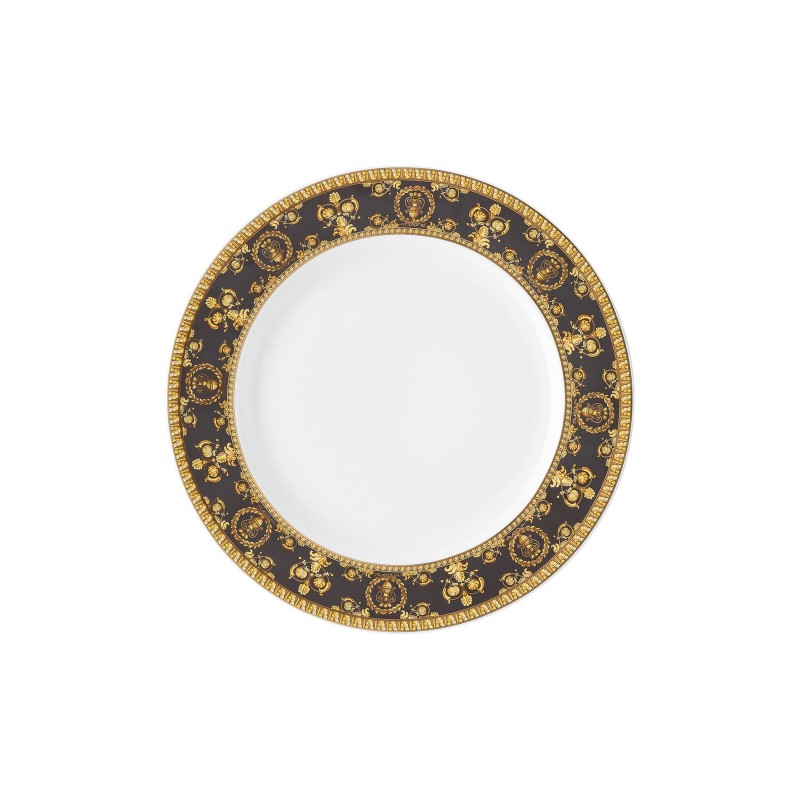 Versace Rosenthal I Love Baroque Salad Plate 22 cm Black