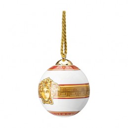 Versace Rosenthal Medusa Amplified Golden Coin Ball H. 9. 10 cm