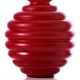 Venini Vaso Deco Rosso Sabbiato H 24. 5 cm 707. 07