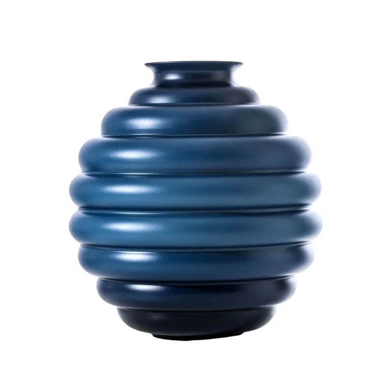 Venini Horizon Sandblasted Deco Vase H 29 cm 707. 10