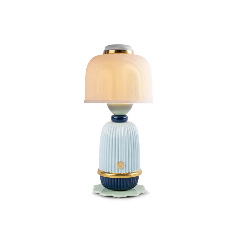 Lladrò Lampada da Tavolo Kokeshi - Blu Ref. 01024147