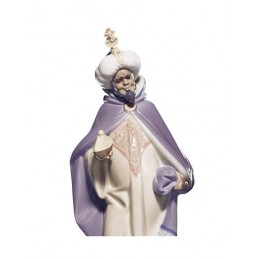 Lladrò King Balthasar Nativity Figurine - II Ref. 01005481