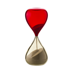 Venini Hourglass Straw / Red H. 25 cm 420. 06