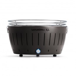 Lotus Grill Barbecue senza fumo a carbonella Grigio