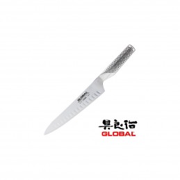 Global G-82 Coltello per Trinciare Alveolato , Lama 21 cm Ref. 4501321