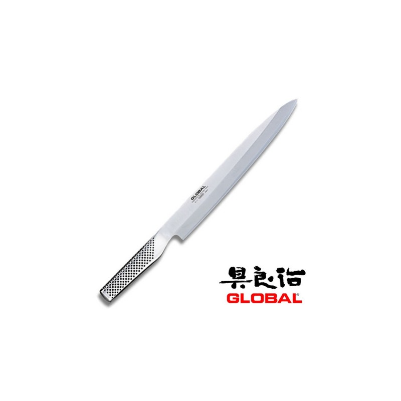 Global G-11R Coltello Yanagi Sashimi per Destrimani, Lama 25 cm Ref. 4500911