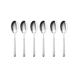 Sambonet Linear Set 6 Pcs Moka Spoons