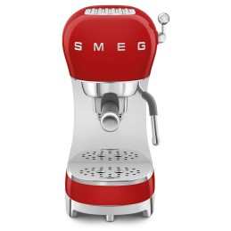 Smeg Espresso Coffee Machine Red 50's Style ECF02RDEU