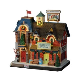 Lemax Villaggio Natalizio Greenpoint Railroad Station Ref. 25866
