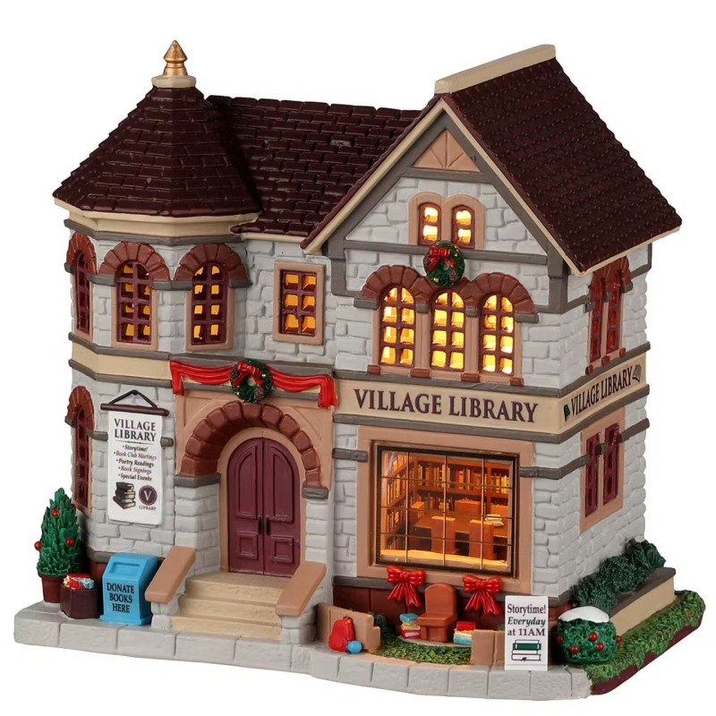 Lemax Village Library Christmas Village Ref. 25889