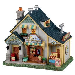 Lemax Villaggio Natalizio Morning Has Come Market Ref. 35056