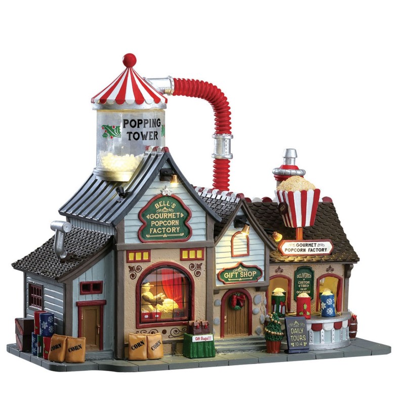Lemax Bell's Gourmet Popcorn Factory Christmas Village Ref. 75188
