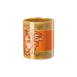 Versace Rosenthal Medusa Amplified Vase 18 cm Orange Coin
