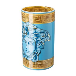 Versace Rosenthal Medusa Amplified Vase 30 cm Blue Coin