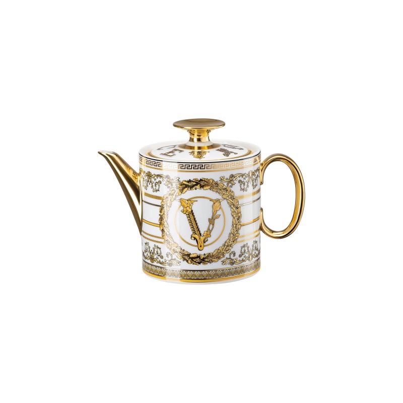 Versace Rosenthal Virtus Gala White Teapot