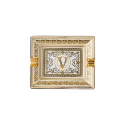 Versace Rosenthal Virtus Gala White Ashtray 16 cm