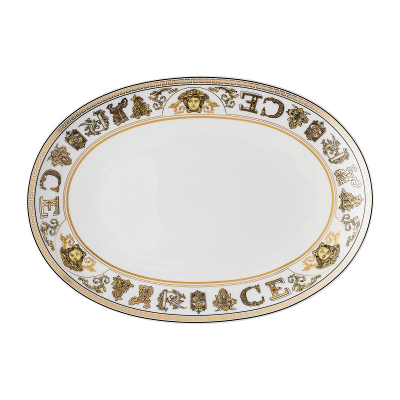 Versace Rosenthal Virtus Gala White Platter 33 cm